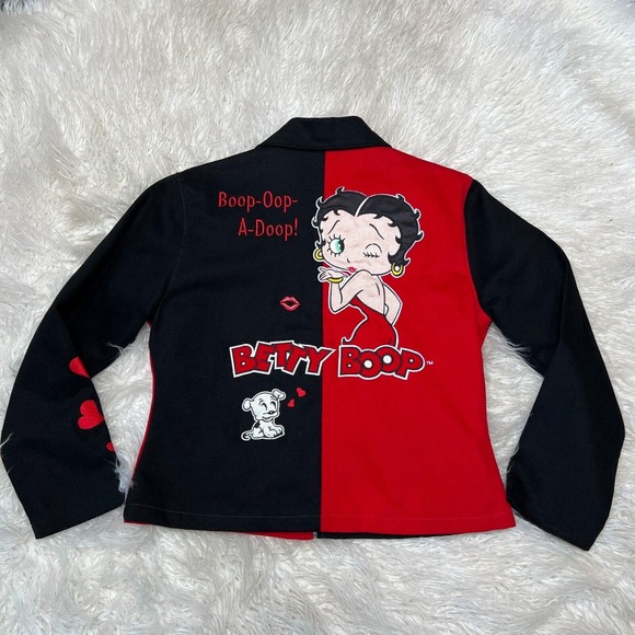 JH DESIGN BETTY BOOP JACKET COLOR BLOCK - Picture 3 of 3